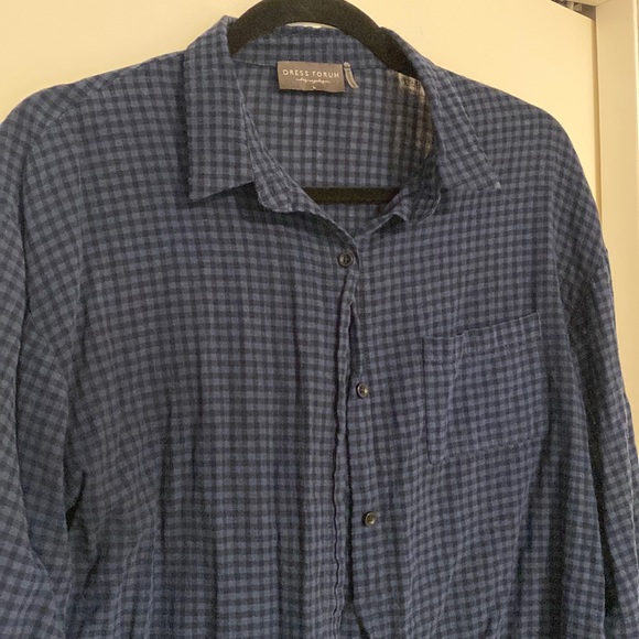 Tops - Dress Forum checkered button up shirt